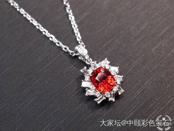 ##中颐天然缅甸红尖晶吊坠##  1.16ct_吊坠尖晶石彩色宝石