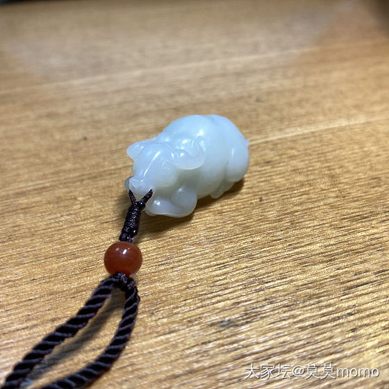 小牛和新编手链_银和田玉