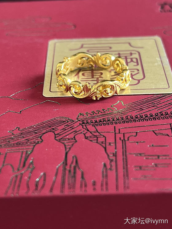 唐草纹还是藤蔓_戒指金