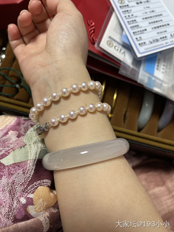 晒晒沉迷月光石跟碧玺深坑时_月光石碧玺