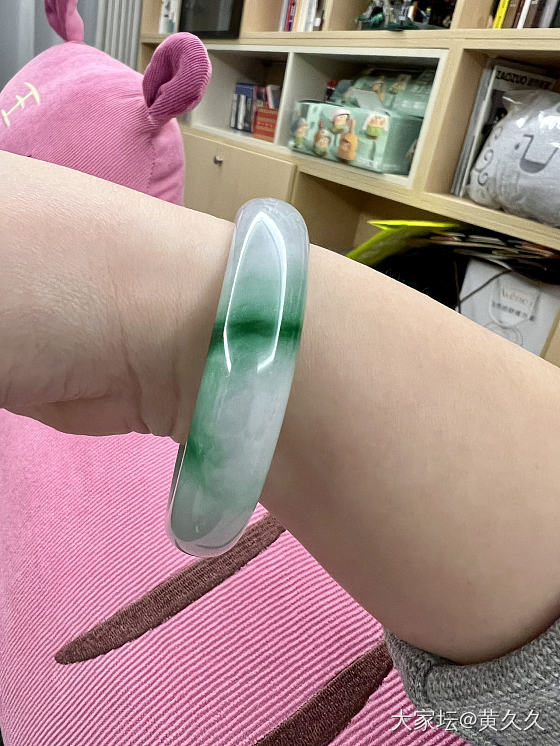 又又又又到手了一根镯子_手镯翡翠