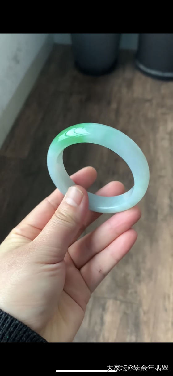 又又又又到手了一根镯子_手镯翡翠