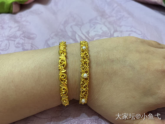 两支唐草纹_手饰金