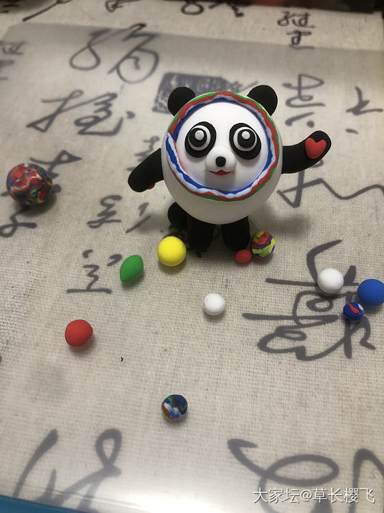 粘土新手，加油练习～_泥艺