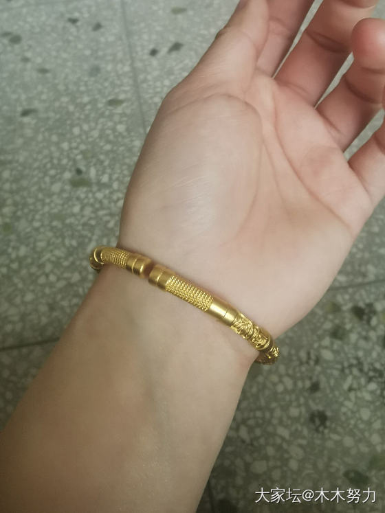 夔龙_手镯金