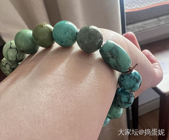 重新穿的绿松多宝_松石