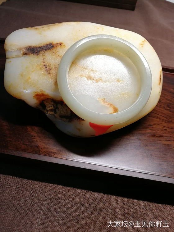 发给大家一些真籽料毛孔图片……_和田玉