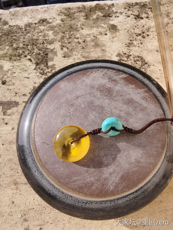 新编手机链_琥珀蜜蜡手工diy挂饰