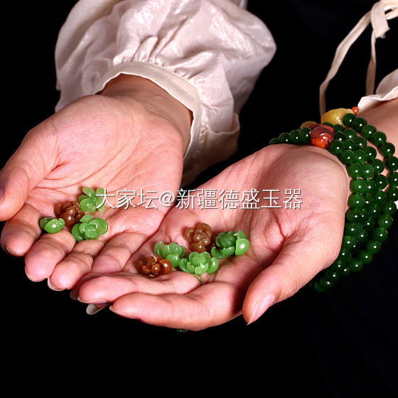 送你一朵小红花_和田玉