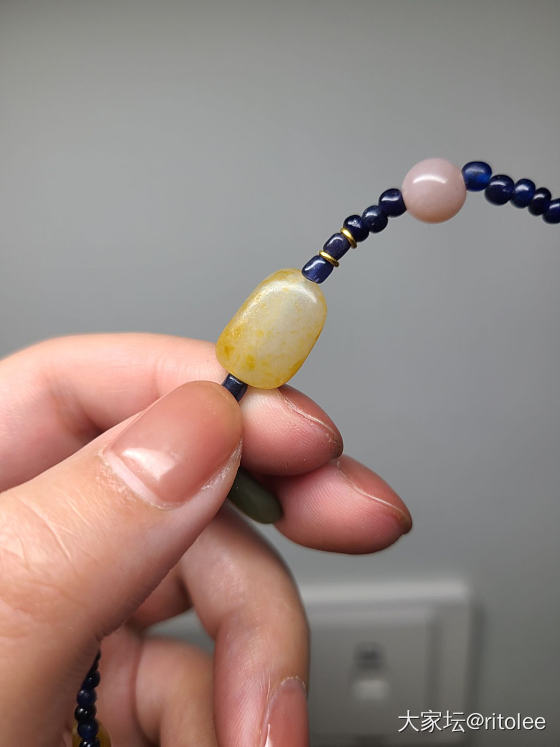 【拾籽赏玉】时刻不取右手串_和田玉