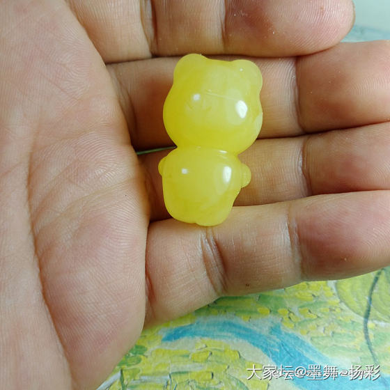 准备做一个蜜蜡小熊_琥珀蜜蜡