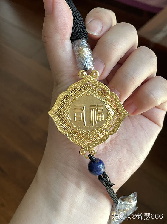 种草一枚周大福传承系列 启福龙牌，克重在60左右！绝对的高工款！工费5680元！..._金