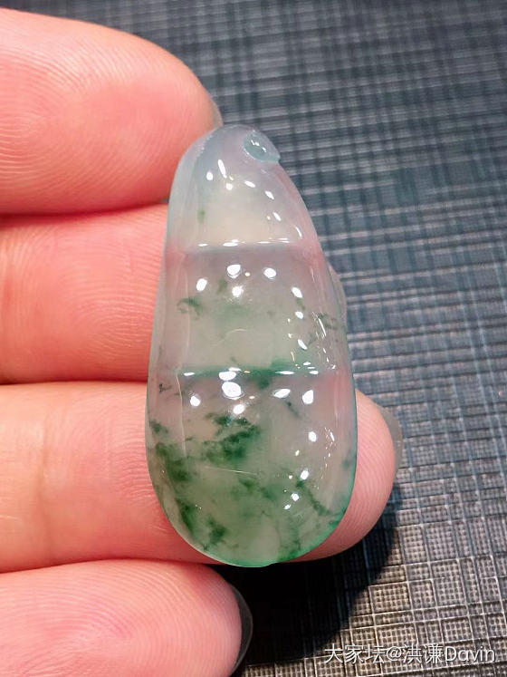 冰飘花福豆，完美细腻，尺寸：32.6/15.2/5.2_翡翠