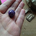 精品16的紫龙晶和花白密珠子，蜜蜡水滴吊坠，南红手串（给闪还闪）
