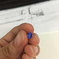 篮宝石Blue色 1.11ct 烧 这个色我觉得蛮好看吖!大家给点意见啦