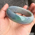 【琢玉居】老坑糯三彩翡翠手镯2条