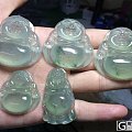 阳美翡翠-花姐-逢兴玉器：满色竹节、种水大观音、大叶子、佛公