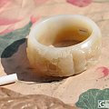 【糖牡丹-大轮胎】和田玉黄糖料手镯镯子【独品玉斋】