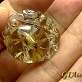 红兔毛聚宝盆塔链~~还有钛晶花吊坠，晶体很干净喔。