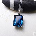 【小金匠】18K白托帕石吊坠镶嵌