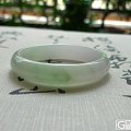 【铭盛翡翠】-老坑冰糯翡翠贵妃镯54.8