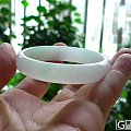 【铭盛翡翠】-老坑冰糯翡翠贵妃镯54.8