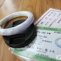 纠结的一个圆条紫镯