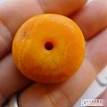 圆圆的古董花蜡老蜜蜡