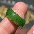 俄碧菠菜绿6mm佛珠，阳绿戒指