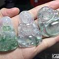 12.20翡翠，种水大观音，高冰飘彩大佛公