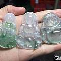 12.20翡翠，种水大观音，高冰飘彩大佛公