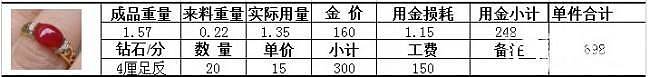 14K10号实惠阿卡唐草戒