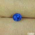 1.57克拉 无烧矢车菊蓝宝石，AIGS证，比皇家蓝更高级别的蓝色宝石