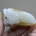 和田白玉【玉友园】27.6克脂级原籽貔貅头