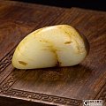 新疆和田玉枣红皮白玉籽玉原石