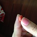转银戒指和珊瑚蛋面，还有一个甜甜圈