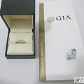 【已出】转 GIA 1.01克拉 铂金PT950钻戒 H色VS2 3EX切工...