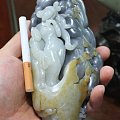 和田白玉【玉友园】946克“贵妃醉酒”------杨中伟作品