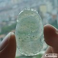 翡翠(A货)--雪花棉飘花--如意