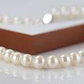 【忆宝】天然 白色 淡水珍珠项链 12-13mm