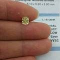 1.18ct fancy yellow VVS2 VGGD S GIA,现货...