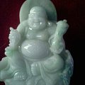 刚抛光的佛公摆件，欢迎各位来点评，尺寸高12CM，宽9CM，厚5CM