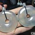【花姐-逢兴玉器】超大种水怀古一对