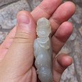 交换了一个30来年前雕刻的和合二仙，青海烟青料滴