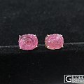 【宜菲珠宝定制】碧玺花朵耳钉镶嵌
