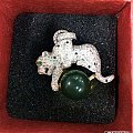 美呆了的蓝珀豹子头吊坠，权限不够继续这里还图啦~