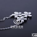 金挚恒珠宝：18K0.36CT 花形钻石一体吊坠（现货）