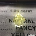 【GIA黄钻现货】 1.06ct Fancy Yellow SI2 VG V...