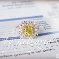 kelly私人珠宝订制 2.12ct fancy intense yello...