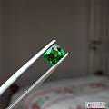 【浩臣彩色宝石】 1.27ct 沙沙 全净 Vivid Green